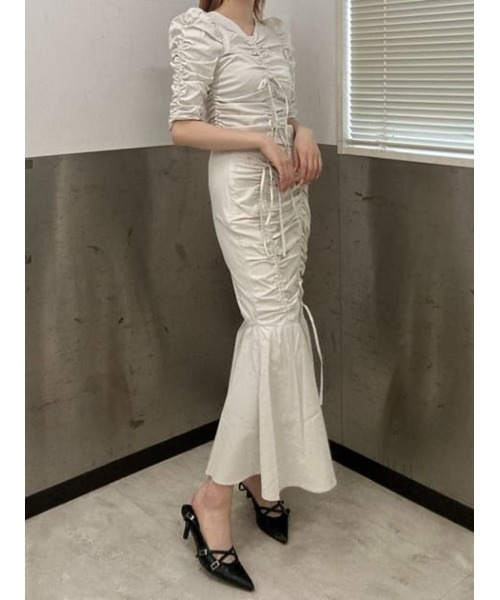 yukiemom　スカラキャミ　マーメイドスカート　セットアップ　3L yukiemom スカラキャミ マーメイドスカート セットアップ 3L