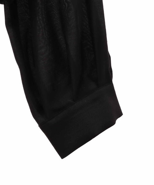 31 Sons de mode（トランテアン　ソン　ドゥ　モード）の「シアーブルゾン（ブルゾン・レディース・ブラック/オフホワイト・36）」の4枚目の写真