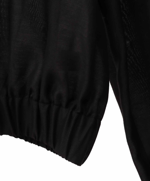 31 Sons de mode（トランテアン　ソン　ドゥ　モード）の「シアーブルゾン（ブルゾン・レディース・ブラック/オフホワイト・36）」の5枚目の写真