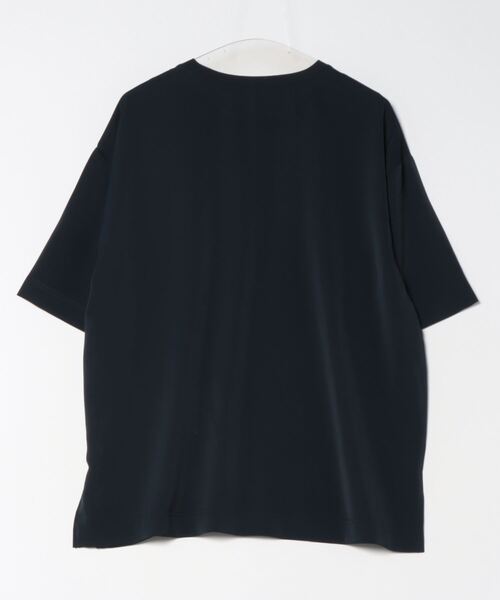 and it_(アンドイット)の「防汚加工ユニセックス半袖プルオーバー(Tシャツ/カットソー・レディース・ベージュ/ネイビー/オフホワイト/グレー・M/L/LL)」の16枚目の写真