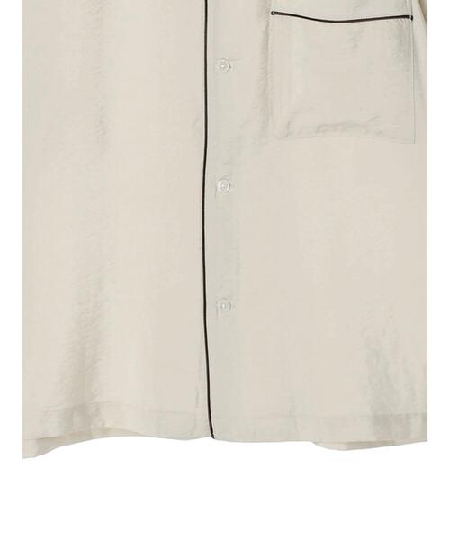 CRAFT STANDARD BOUTIQUE(クラフトスタンダードブティック)の「レーヨントロミハーフスリーブシャツ(シャツ/ブラウス・メンズ・ブラウン/ネイビー/アイボリー・M/L/XL)」の17枚目の写真