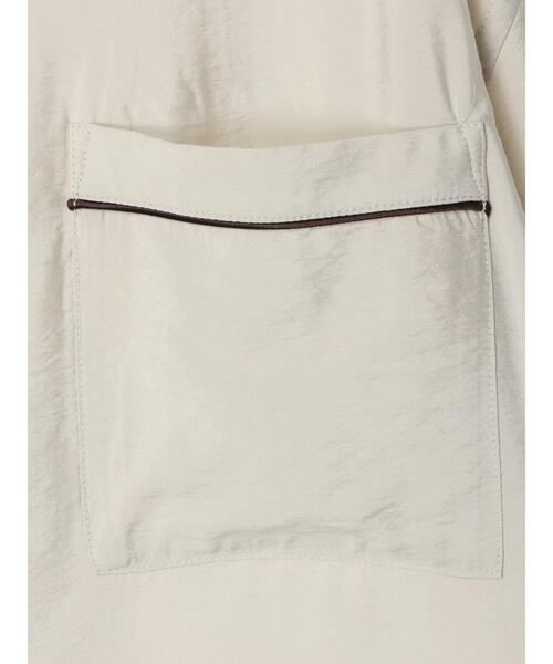 CRAFT STANDARD BOUTIQUE(クラフトスタンダードブティック)の「レーヨントロミハーフスリーブシャツ(シャツ/ブラウス・メンズ・ブラウン/ネイビー/アイボリー・M/L/XL)」の15枚目の写真