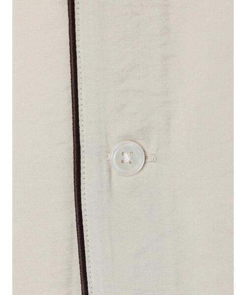 CRAFT STANDARD BOUTIQUE(クラフトスタンダードブティック)の「レーヨントロミハーフスリーブシャツ(シャツ/ブラウス・メンズ・ブラウン/ネイビー/アイボリー・M/L/XL)」の14枚目の写真