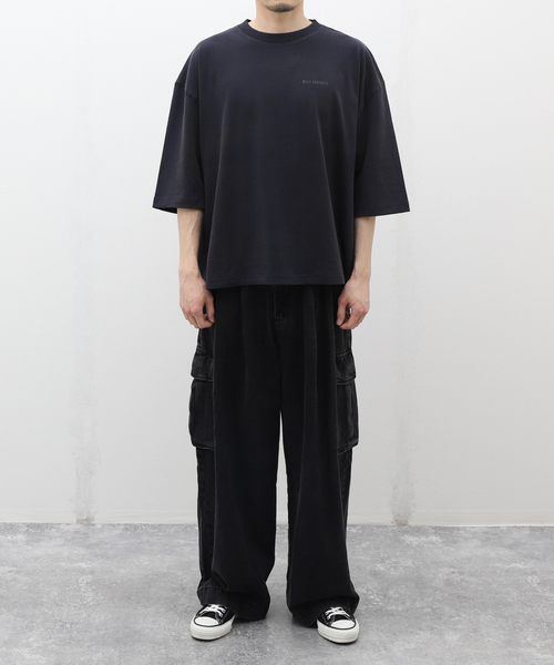 WILLY CHAVARRIA(ウィリーチャバリア)の「WILLY CHAVARRIA SS BUFFALO T BSP003(Tシャツ/カットソー・メンズ・ネイビー・SMALL/MEDIUM)」の2枚目の写真