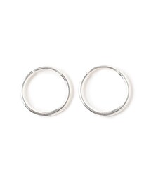 Ray BEAMS | シルバー 12mm フープ ピアス(ネックレス)
