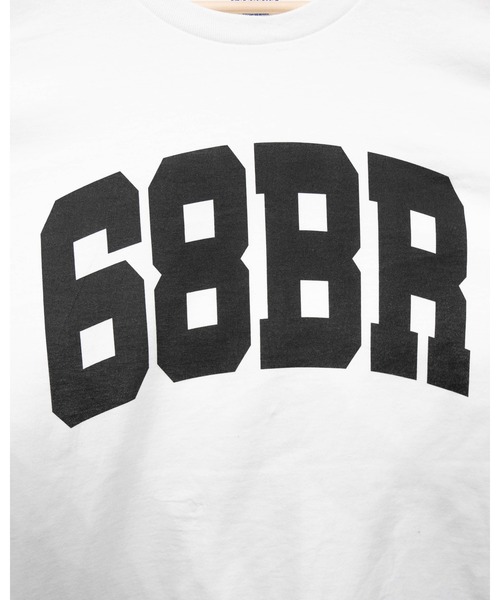 68&brothers(シックスティエイトアンドブラザーズ)の「L/S Tee "68BR"(Tシャツ/カットソー・メンズ・アッシュ/ネイビー/ホワイト・X-LARGE/LARGE/MEDIUM)」の4枚目の写真