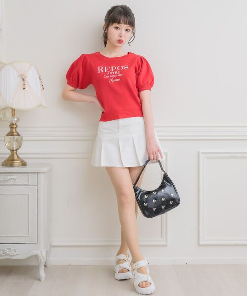 ems excite（エムズエキサイト）の「蝶モチーフ付２WAYバッグ（ショルダーバッグ・レディース・シルバー/ブルー/ブラック・ONE SIZE）」の10枚目の写真