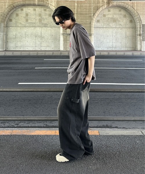 sedacle（セダクル）の「オーバーシルエットサイドタブデニム