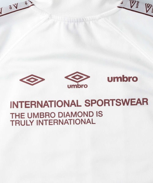 UMBRO（アンブロ）の「【umbro】別注半袖トラックジャージ（ジャージ・メンズ・ブラック/ホワイト・M/L/XL）」の7枚目の写真