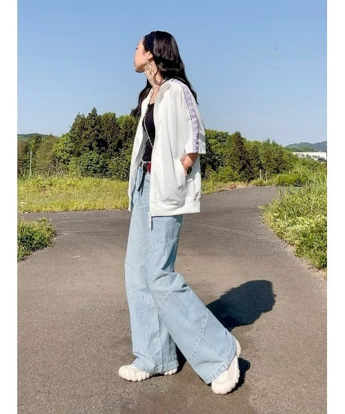 UMBRO（アンブロ）の「【umbro】別注半袖トラックジャージ（ジャージ・メンズ・ブラック/ホワイト・M/L/XL）」の19枚目の写真