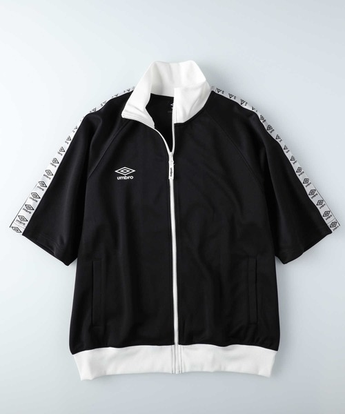 UMBRO（アンブロ）の「【umbro】別注半袖トラックジャージ（ジャージ・メンズ・ブラック/ホワイト・M/L/XL）」の16枚目の写真