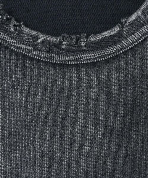 JEANASIS（ジーナシス）の「ブリーチカットワンピースSS/129802（ワンピース・レディース・ライトグレー/ブラック系その他/ブラック・FREE）」の18枚目の写真