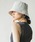 ORIENT MILLINERYiIGg ~i[j́uLILAyׁz100% LINEN BUCKET HATinbgjvbLi