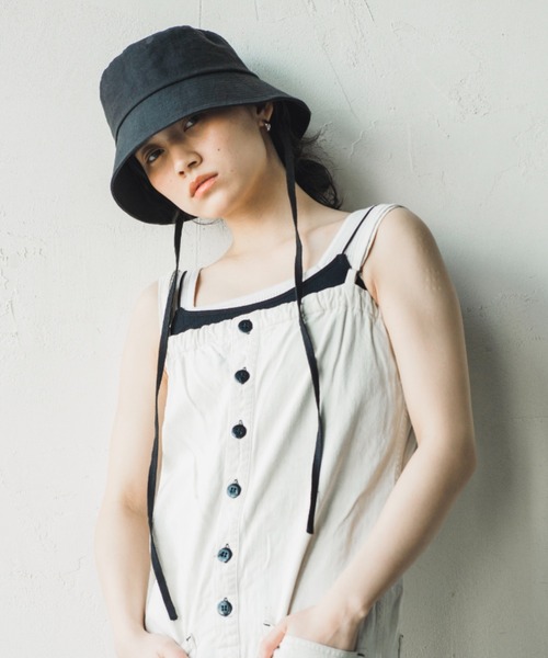 LILA【ﾘﾗ】100% LINEN BUCKET HAT（ハット）｜ORIENT MILLINERY