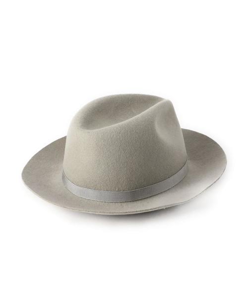 BEAUTY&YOUTH UNITED ARROWS(ビューティーアンドユースユナイテッドアローズ)の「【別注】BY Racal ブリムリボンハット◆(ハット・レディース・ライトグレー/ダークブラウン/ネイビー/ダークグレー/オリーブ/ベージュ・フリー)」の8枚目の写真