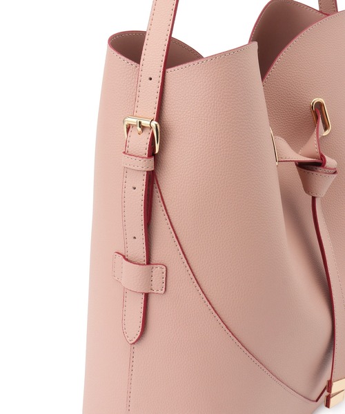 VIS(ビス)の「【A4収納】ハートカットバッグ(ラージサイズ)/追加(ショルダーバッグ・レディース・ブラック/ピンク/キナリ・FREE)」の18枚目の写真