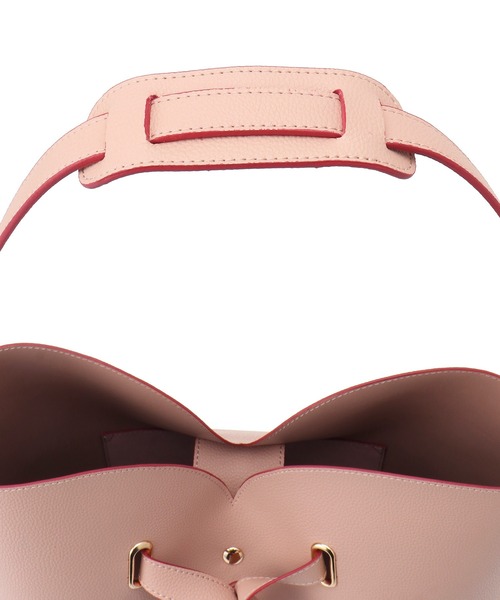 VIS(ビス)の「【A4収納】ハートカットバッグ(ラージサイズ)/追加(ショルダーバッグ・レディース・ブラック/ピンク/キナリ・FREE)」の17枚目の写真