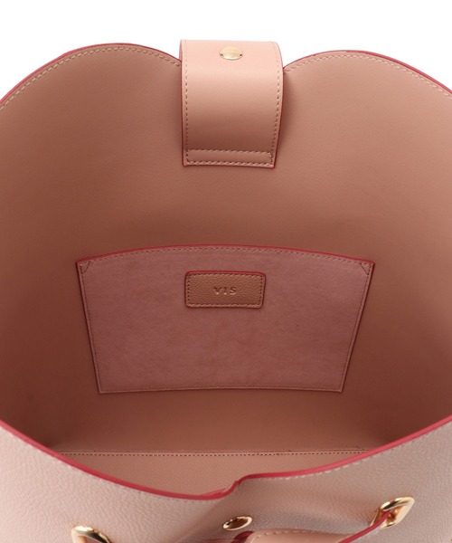 VIS(ビス)の「【A4収納】ハートカットバッグ(ラージサイズ)/追加(ショルダーバッグ・レディース・ブラック/ピンク/キナリ・FREE)」の15枚目の写真