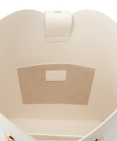 VIS(ビス)の「【A4収納】ハートカットバッグ(ラージサイズ)/追加(ショルダーバッグ・レディース・ブラック/ピンク/キナリ・FREE)」の8枚目の写真