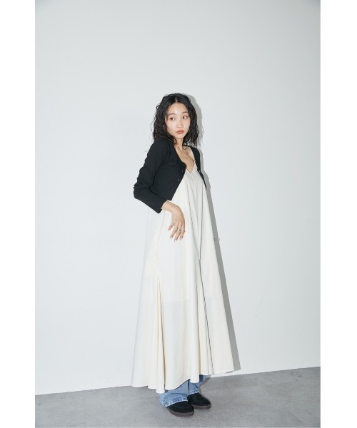 DRWCYS（ドロシーズ）の「フレアキャミワンピース（ワンピース・レディース・ホワイト/ブラック・FREE）」の20枚目の写真