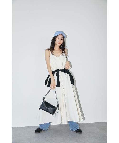 DRWCYS（ドロシーズ）の「フレアキャミワンピース（ワンピース・レディース・ホワイト/ブラック・FREE）」の8枚目の写真