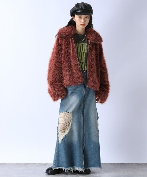 JEANASIS（ジーナシス）の「ヴィンテージフェイクレザ－キャスケット/135288（キャスケット・レディース・ブラック系その他・FREE）」の9枚目の写真