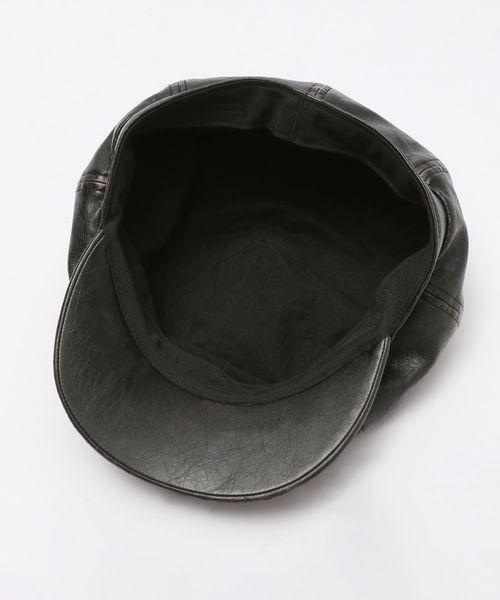 JEANASIS（ジーナシス）の「ヴィンテージフェイクレザ－キャスケット/135288（キャスケット・レディース・ブラック系その他・FREE）」の5枚目の写真