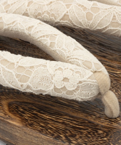 SOUBIEN（ソウビエン）の「下駄 レディース レース 浴衣向け 夏 桐下駄 右近型 和装小物（和装小物・レディース・グリーン系その他/ベージュ系その他/ホワイト系その他/グレー系その他/クリーム・FREE）」の15枚目の写真