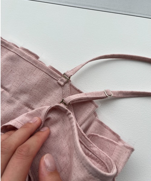 favclo.(ファブクロ)の「shirt tulle bustier / シャツチュールビスチェ(シャツ/ブラウス・レディース・アイボリー/ベビーピンク/ライトブルー・FREE)」の15枚目の写真