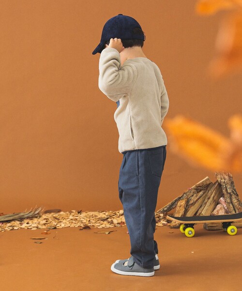 B:MING by BEAMS(ビーミングバイビームス)の「ボア フリース プルオーバー(90~140cm)(スウェット・キッズ・レッド系その他2/グリーン/ベージュ・100/90/140/130/120/110)」の9枚目の写真