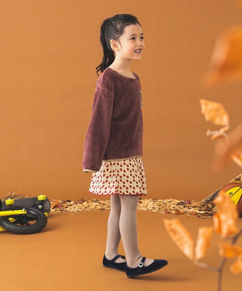 B:MING by BEAMS(ビーミングバイビームス)の「ボア フリース プルオーバー(90~140cm)(スウェット・キッズ・レッド系その他2/グリーン/ベージュ・100/90/140/130/120/110)」の10枚目の写真