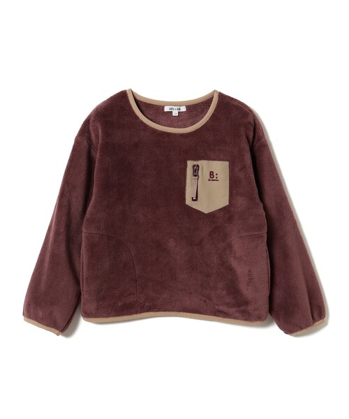 B:MING by BEAMS(ビーミングバイビームス)の「ボア フリース プルオーバー(90~140cm)(スウェット・キッズ・レッド系その他2/グリーン/ベージュ・100/90/140/130/120/110)」の21枚目の写真