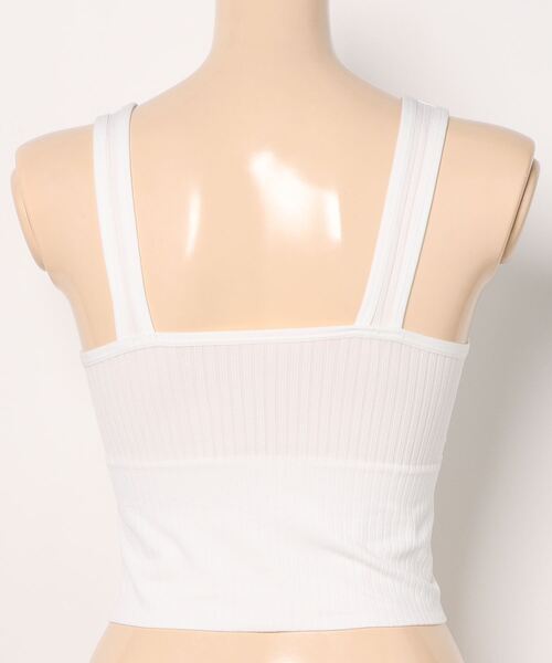 styiro(スタイロ)の「カップ付きリブタンクシームレスブラトップ リラックスインナー ヘルシースタイル(キャミソール・レディース・ホワイト/ブラック/ブラウン/グレー/ミント/ピンク系その他・L/FREE)」の14枚目の写真