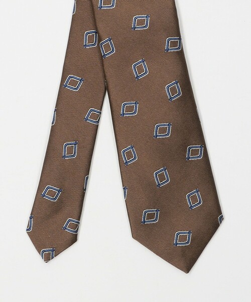 Altea（アルテア）の「＜ALTEA＞8.0cm コモン2 ネクタイ（ネクタイ・メンズ・モカ/オリーブ・FREE）」の3枚目の写真