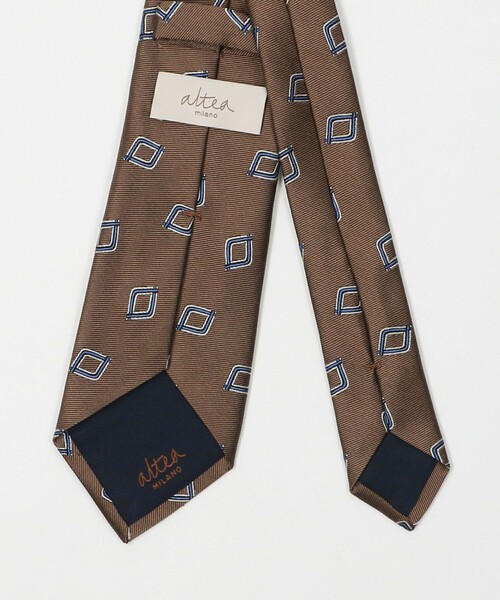 Altea（アルテア）の「＜ALTEA＞8.0cm コモン2 ネクタイ（ネクタイ・メンズ・モカ/オリーブ・FREE）」の4枚目の写真