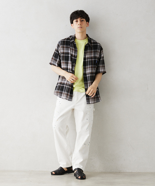 SMITH'S AMERICAN（スミスアメリカン）の「SMITH'S AMERICAN／スミスアメリカン 別注 スプラッシュペインターパンツ（チノパンツ・メンズ・ホワイト/ブラック/ブルー・MEDIUM/LARGE/X-LARGE）」の5枚目の写真