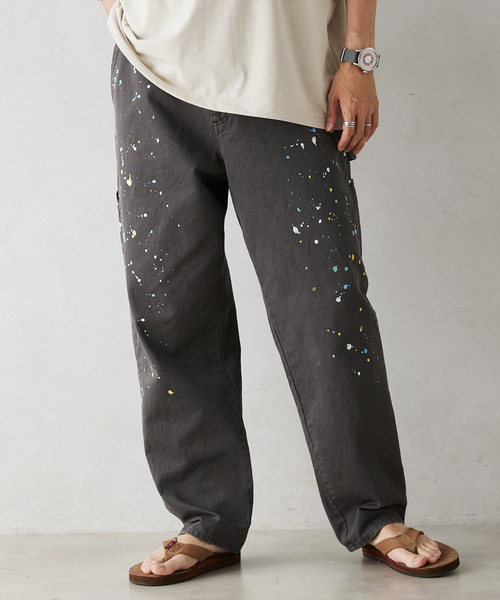 SMITH'S AMERICAN（スミスアメリカン）の「SMITH'S AMERICAN／スミスアメリカン 別注 スプラッシュペインターパンツ（チノパンツ・メンズ・ホワイト/ブラック/ブルー・MEDIUM/LARGE/X-LARGE）」の20枚目の写真