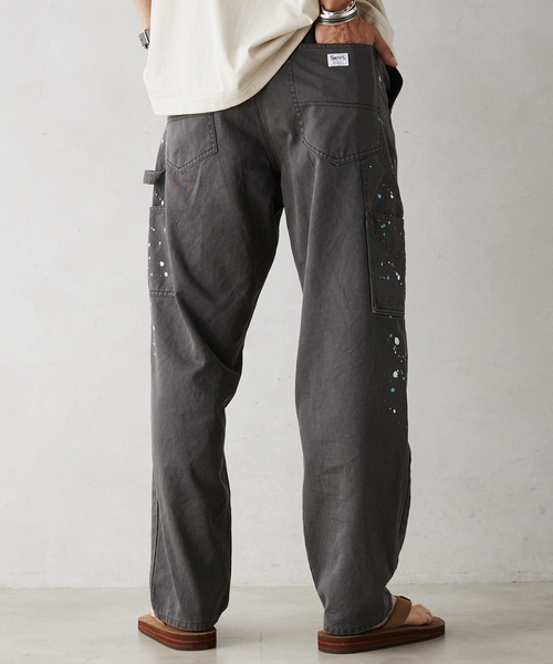 SMITH'S AMERICAN（スミスアメリカン）の「SMITH'S AMERICAN／スミスアメリカン 別注 スプラッシュペインターパンツ（チノパンツ・メンズ・ホワイト/ブラック/ブルー・MEDIUM/LARGE/X-LARGE）」の17枚目の写真