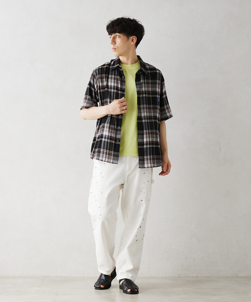 SMITH'S AMERICAN（スミスアメリカン）の「SMITH'S AMERICAN／スミスアメリカン 別注 スプラッシュペインターパンツ（チノパンツ・メンズ・ホワイト/ブラック/ブルー・MEDIUM/LARGE/X-LARGE）」の14枚目の写真