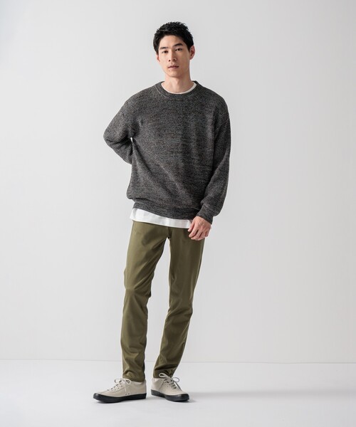 THE SHOP TK （ザ ショップ ティーケー ）の「◆【ヒルナンデス！で紹介】プレミアムスキニーパンツ 360°ストレッチ（その他パンツ・メンズ・ボルドー/ライトグレー/ブラック/ダークオリーブ/ライトベージュ・01/02/03/04/05）」の8枚目の写真
