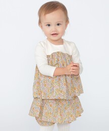 SHIPS（シップス）の「SHIPS KIDS:70～80cm / フラワー 長袖 セット ロンパース（ロンパース）」
