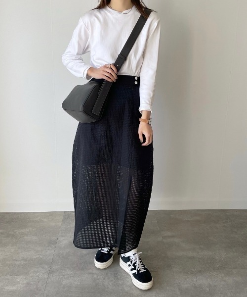 Rename(リネーム)の「Rename フェイクレザー ベルト ボックス トート ショルダーバッグ(ショルダーバッグ・レディース・ダークグレー/ブラック/グレイッシュベージュ・FREE)」の10枚目の写真