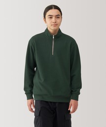 ハーフジップ」に該当するグリーン・カーキ/緑色系のレディース