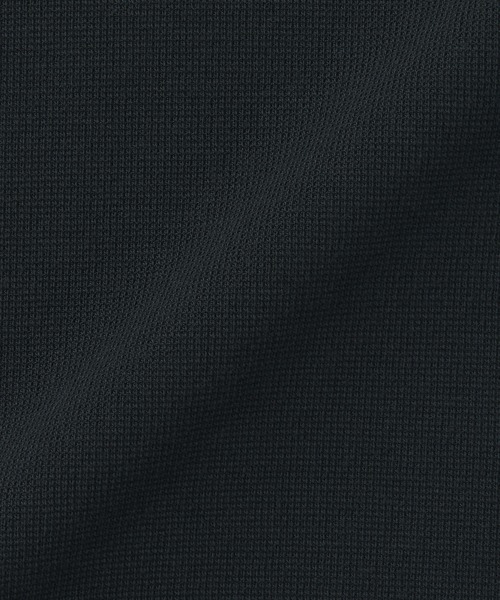 無印良品（ムジルシリョウヒン）の「紳士　二重編みミラノリブハーフジッププルオーバー（スウェット・メンズ・ブラック/ダークパープル/ダークグリーン/グレー・L/M/S/XL）」の11枚目の写真