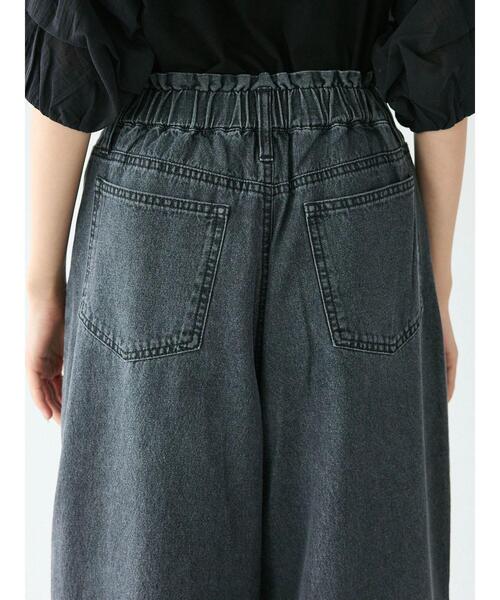 CRAFT STANDARD BOUTIQUE(クラフトスタンダードブティック)の「デニムカーブパンツ(デニムパンツ・レディース・ナチュラル/ブラック/インディゴブルー・M/L)」の10枚目の写真