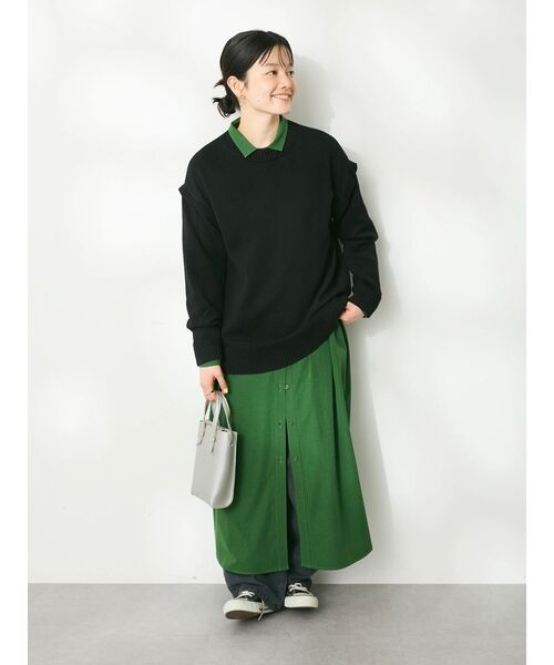 CRAFT STANDARD BOUTIQUE(クラフトスタンダードブティック)の「デニムカーブパンツ(デニムパンツ・レディース・ナチュラル/ブラック/インディゴブルー・M/L)」の16枚目の写真