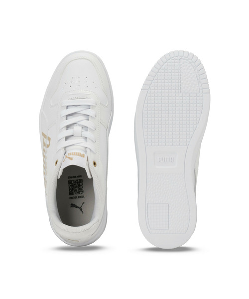 PUMA(プーマ)の「PUMA プーマ ウィメンズ キャリーナ ストリート プーマ スニーカー(スニーカー・レディース・ホワイト×ブラック/ホワイト系その他・25.0cm/24.5cm/26.0cm/25.5cm/24.0cm/22.5cm/22.0cm/23.5cm/23.0cm)」の11枚目の写真