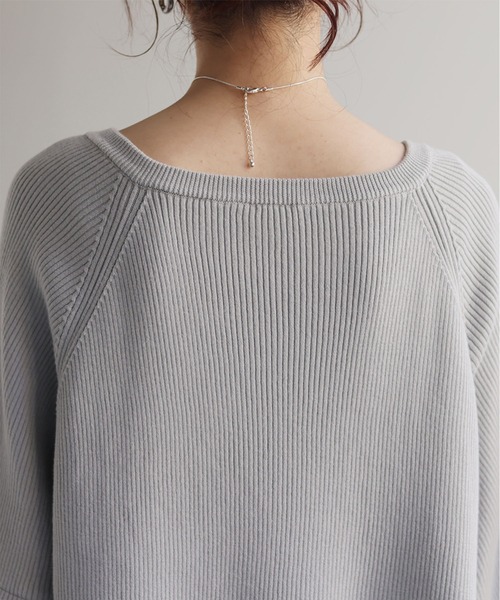 HUG.U（ハグユー）の「ぽわん袖 プリーツ×ニット ワンピース（ワンピース・レディース・グリーン/ライトグレー/ブラック/ダークベージュ・FREE）」の21枚目の写真