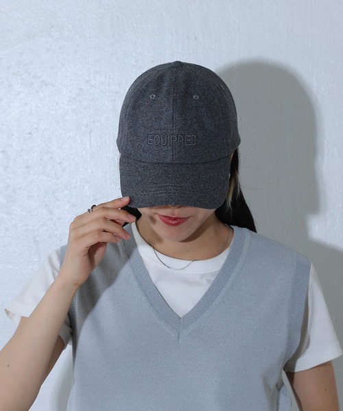 COLONY 2139（コロニートゥーワンスリーナイン）の「ロゴ刺繍メルトンキャップ（キャップ・レディース・ブラック/レッド/キャメル・FREE）」の7枚目の写真