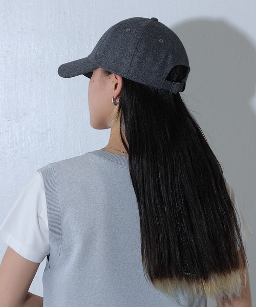 COLONY 2139（コロニートゥーワンスリーナイン）の「ロゴ刺繍メルトンキャップ（キャップ・レディース・ブラック/レッド/キャメル・FREE）」の8枚目の写真